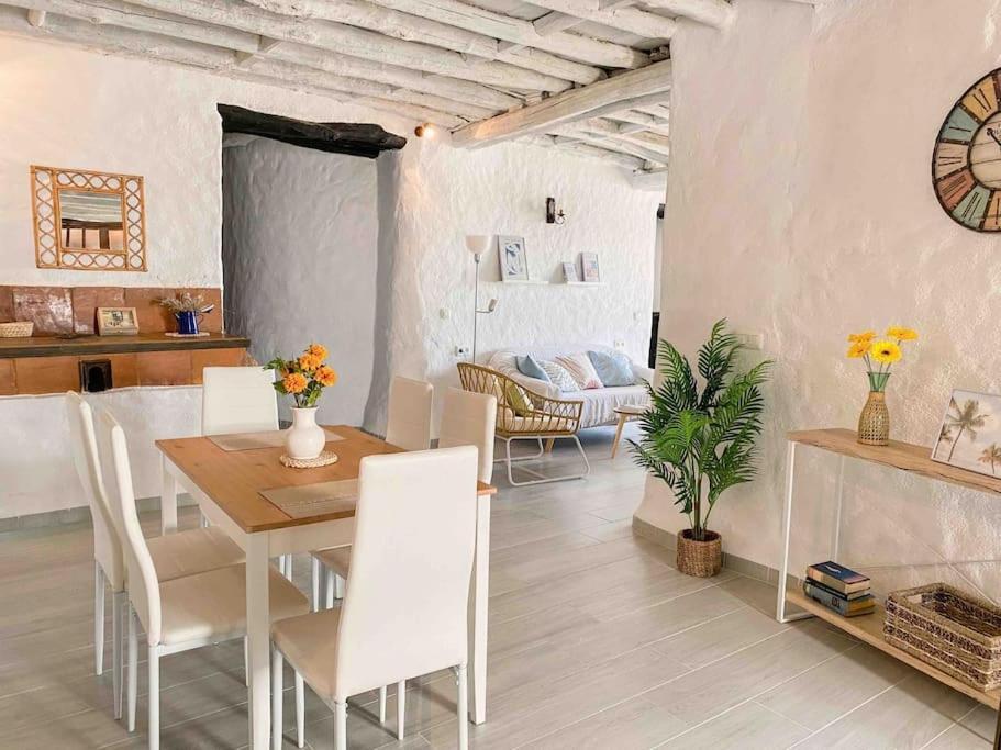 La Palmera. Casa Rural Con Piscina Privada. Benadalid Exteriör bild