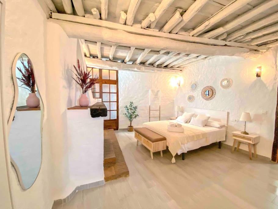 La Palmera. Casa Rural Con Piscina Privada. Benadalid Exteriör bild