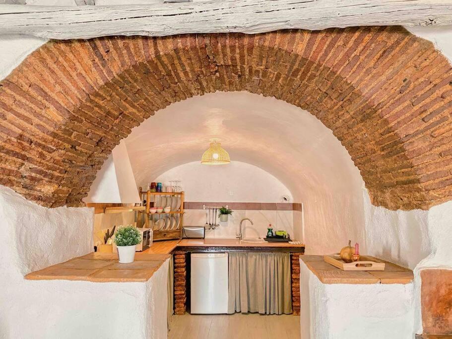 La Palmera. Casa Rural Con Piscina Privada. Benadalid Exteriör bild